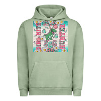 Pigment Oil Green dino mite egg hunter Urban Hoodie - TumblerDesignByShophia