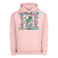 Pigment Salmon dino mite egg hunter Urban Hoodie - TumblerDesignByShophia