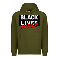 Army Green Black Lives Matter Premium Hoodie - Bettercallsaul
