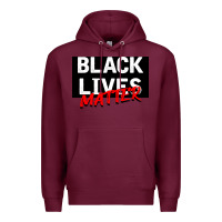 Burgundy Black Lives Matter Premium Hoodie - Bettercallsaul