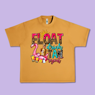 Float Drink Tan Repeat Urban Heavy Tee Designed By Adodesignshop