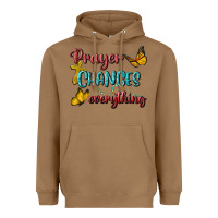 Toasted Coconut Prayer Changes Everything Heavyweight Hoodie - BundleAndBundleShop