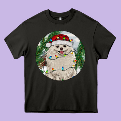 Pomeranian And Farm Heavy Core Tee Designed By Ranaportraitstore