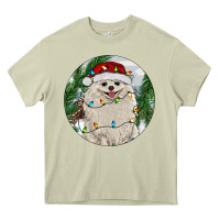 Mossy Pomeranian And Farm Heavy Core Tee - RanaPortraitStore
