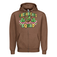 Chestnut shenanigans squad Zipper Hoodie - MaliasSmallBusiness