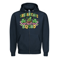 Navy shenanigans squad Zipper Hoodie - MaliasSmallBusiness
