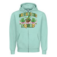 Seafoam shenanigans squad Zipper Hoodie - MaliasSmallBusiness