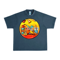 Midnight Navy firefighter coasters Urban Heavy Tee - AdoDesignShop