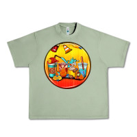 Oil Green firefighter coasters Urban Heavy Tee - AdoDesignShop
