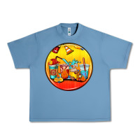Pebble Blue firefighter coasters Urban Heavy Tee - AdoDesignShop