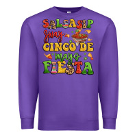 Purple salsasip sway cinco de mayo fiesta Premium Sweatshirt - LillyAllenDesigns
