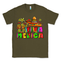 Army Green viva mexica Classic Tee - AdoDesignShop
