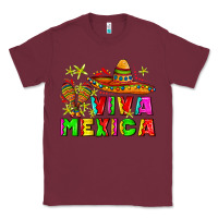 Burgundy viva mexica Classic Tee - AdoDesignShop