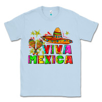 Dusty Blue viva mexica Classic Tee - AdoDesignShop