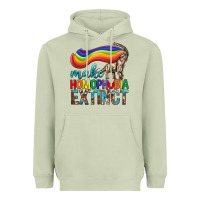 Matcha Lgbtq Make Homophobia Extinct Heavyweight Hoodie - BundleAndBundleShop