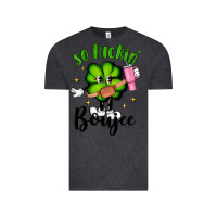Vintage Black so luckin boujee Vintage Tee - Artiststas