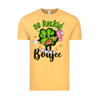 Vintage Mustard so luckin boujee Vintage Tee - Artiststas