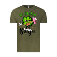 Vintage Olive so luckin boujee Vintage Tee - Artiststas