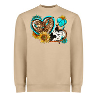 Mushroom western leopard pride  hearts Heavyweight Sweatshirt - AdoDesignShop