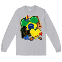 Moon Dust brazil hearts Long Sleeve Tee - NancyCooperArtShop
