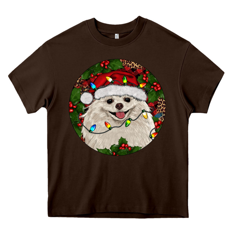 Christmas Pomeranian Heavy Core Tee by RanaPortraitStore | Teevron