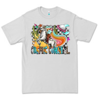 Dove Grey cosmic cowgirl Premium Tee - Zillion Design Studio