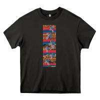 Asphalt usa flag and cross penwraps Heavy Core Tee - Artiststas