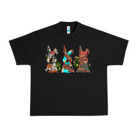 Black leopard cowhide turquoise cactus bunny's Urban Heavy Tee - JahusDesignShop