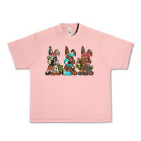 Salmon leopard cowhide turquoise cactus bunny's Urban Heavy Tee - JahusDesignShop