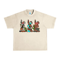 Sandshell leopard cowhide turquoise cactus bunny's Urban Heavy Tee - JahusDesignShop