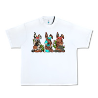 White leopard cowhide turquoise cactus bunny's Urban Heavy Tee - JahusDesignShop