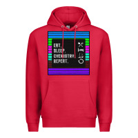 Cardinal Eat Sleep Chemıstray Repeat Premium Hoodie - Bettercallsaul