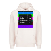 Pale Pink Eat Sleep Chemıstray Repeat Premium Hoodie - Bettercallsaul