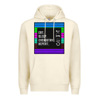 Sandshell Eat Sleep Chemıstray Repeat Premium Hoodie - Bettercallsaul