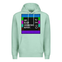 Seafoam Eat Sleep Chemıstray Repeat Premium Hoodie - Bettercallsaul