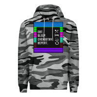 Slate Camo Eat Sleep Chemıstray Repeat Premium Hoodie - Bettercallsaul