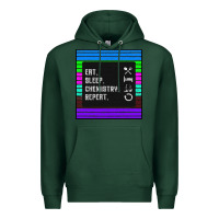Sports Green Eat Sleep Chemıstray Repeat Premium Hoodie - Bettercallsaul