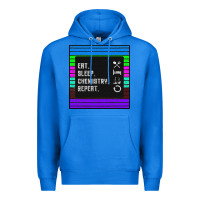 True Royal Eat Sleep Chemıstray Repeat Premium Hoodie - Bettercallsaul
