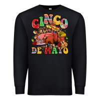 Black cinco de mayo truck Premium Sweatshirt - LillyAllenDesigns