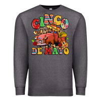 Charcoal Heather cinco de mayo truck Premium Sweatshirt - LillyAllenDesigns