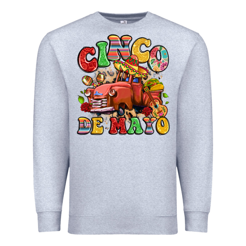 Cinco De Mayo Truck Premium Sweatshirt by LillyAllenDesigns | Teevron