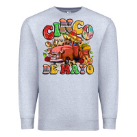 Heather Grey cinco de mayo truck Premium Sweatshirt - LillyAllenDesigns