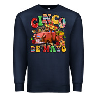 Navy cinco de mayo truck Premium Sweatshirt - LillyAllenDesigns