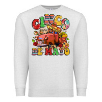 Oatmeal Heather cinco de mayo truck Premium Sweatshirt - LillyAllenDesigns