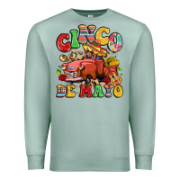 Seafoam cinco de mayo truck Premium Sweatshirt - LillyAllenDesigns