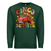 Sports Green cinco de mayo truck Premium Sweatshirt - LillyAllenDesigns