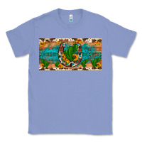 Colony Blue cactus sunflower horseshoe license plate Classic Tee - Artiststas