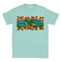 Seafoam cactus sunflower horseshoe license plate Classic Tee - Artiststas