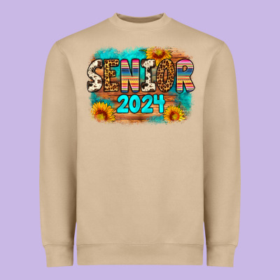Senior 2024 Heavyweight Sweatshirt Designed By Artiststas
