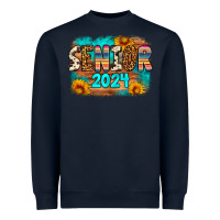Navy senior 2024 Heavyweight Sweatshirt - Artiststas